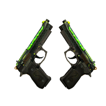 Dual Berettas | Cobra Strike (Minimal Wear)