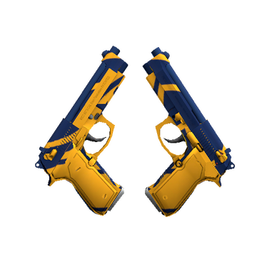 Dual Berettas | Marina (Minimal Wear)