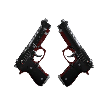Dual Berettas | Panther (Well-Worn)